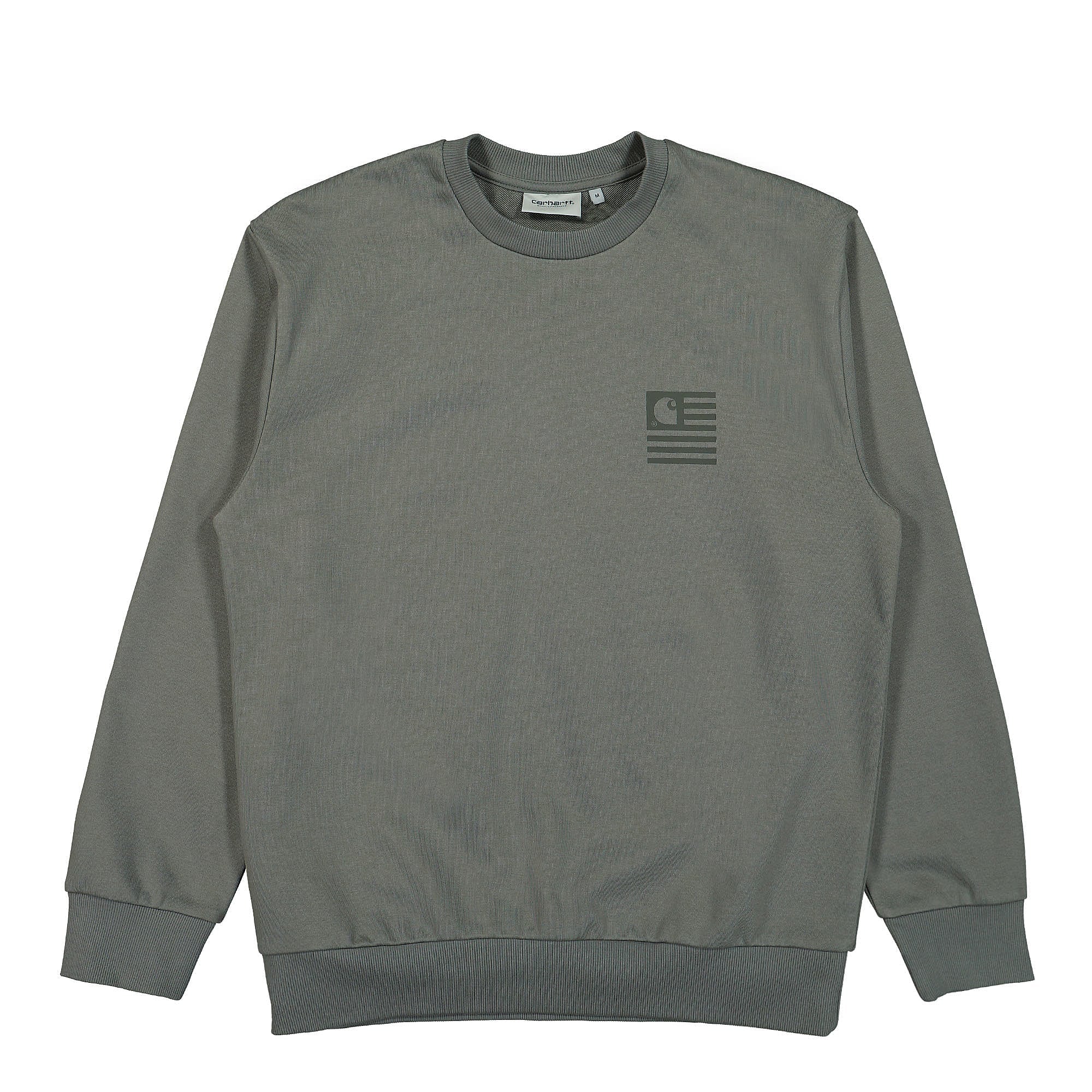 Carhartt WIP Medley State Sweater Thyme Sweatshirts I030089.0EH.XX.03 | Overkill