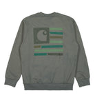 Carhartt WIP Medley State Sweater Thyme Sweatshirts Close-up | Overkill