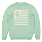 Carhartt WIP State Sweater Pale Spearmint Sweatshirts Material | Overkill