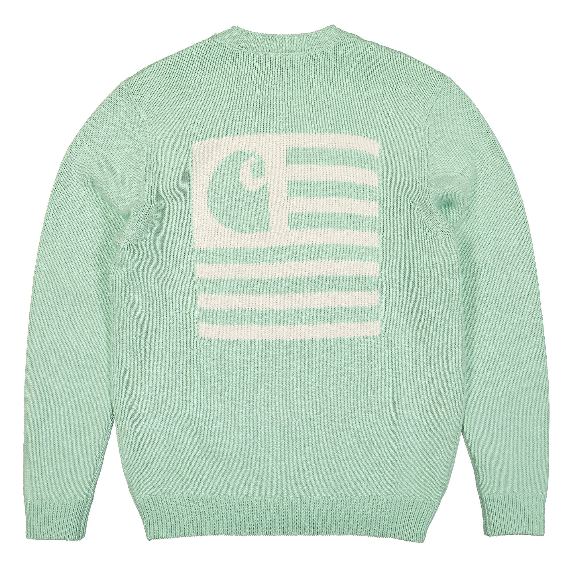 Carhartt WIP State Sweater Pale Spearmint Sweatshirts Material | Overkill
