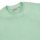 Carhartt WIP State Sweater Pale Spearmint Sweatshirts Close-up | Overkill