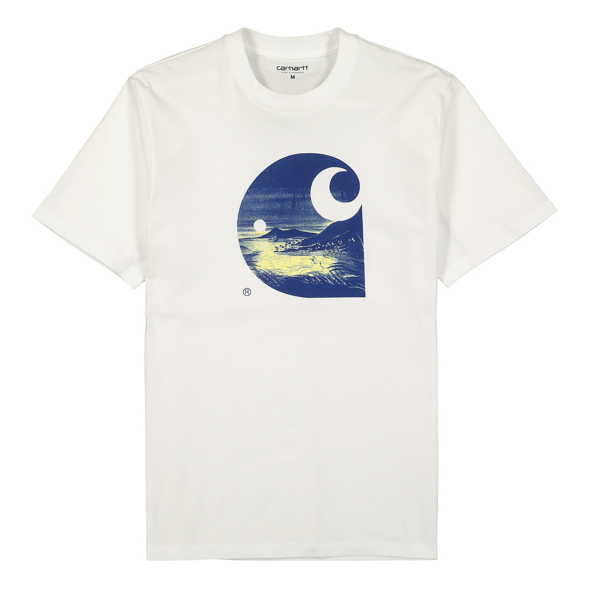 Carhartt WIP S/S Gulf C Tee White T-Shirts I030185.02.XX.03 | Overkill
