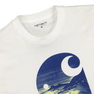 Carhartt WIP S/S Gulf C Tee White T-Shirts Close-up | Overkill