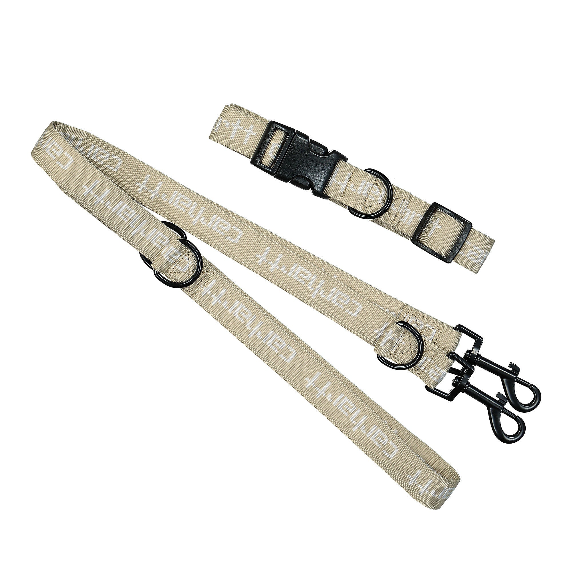 Carhartt WIP Script Dog Leash & Collar Wall / Wax Various I030251.0QS.XX.06 | Overkill