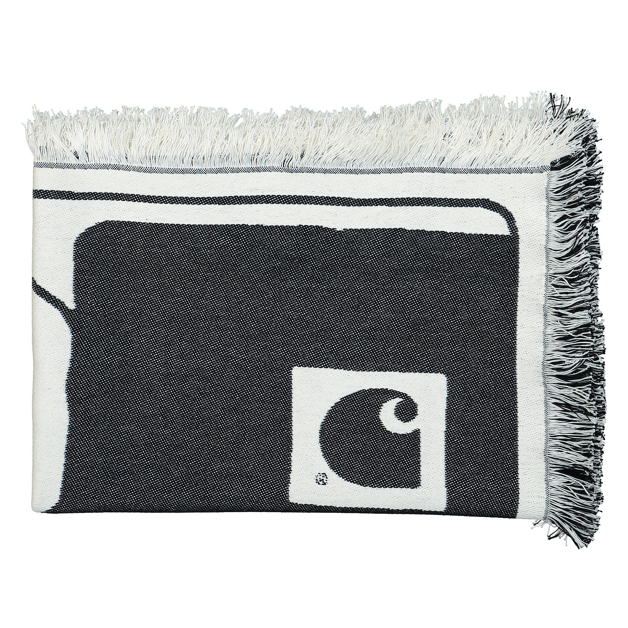 Carhartt WIP Whisper Woven Blanket Wax / Black Blankets Close-up | Overkill