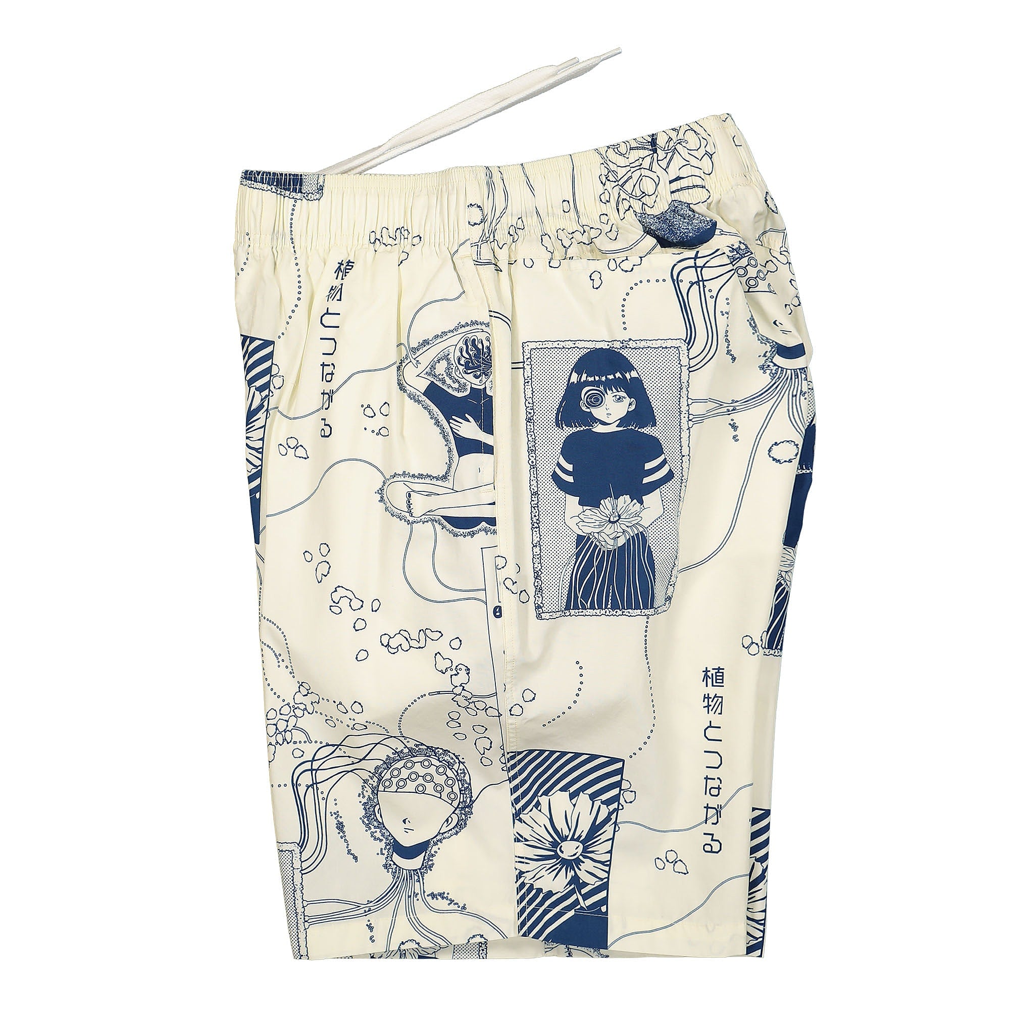 Edwin Wires Bloom Short Wires Bloom AOP Shorts Close-up | Overkill