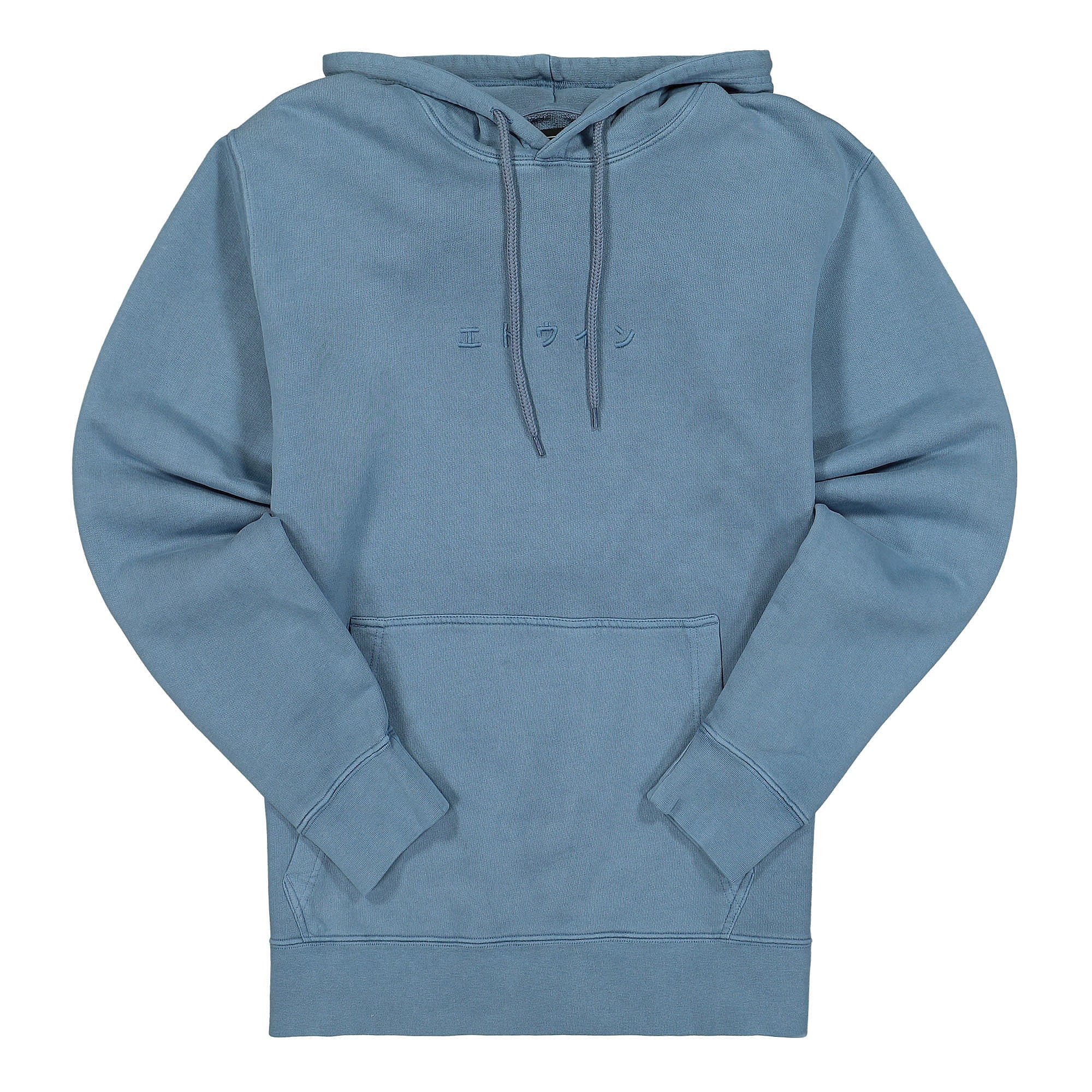 Edwin Katakana Natural Hoodie Indigo Hoodies I030363.7W.NG.03 | Overkill