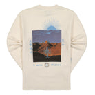Edwin Satoyama Experience TS LS Single Jersey Whisper White Longsleeves Material | Overkill