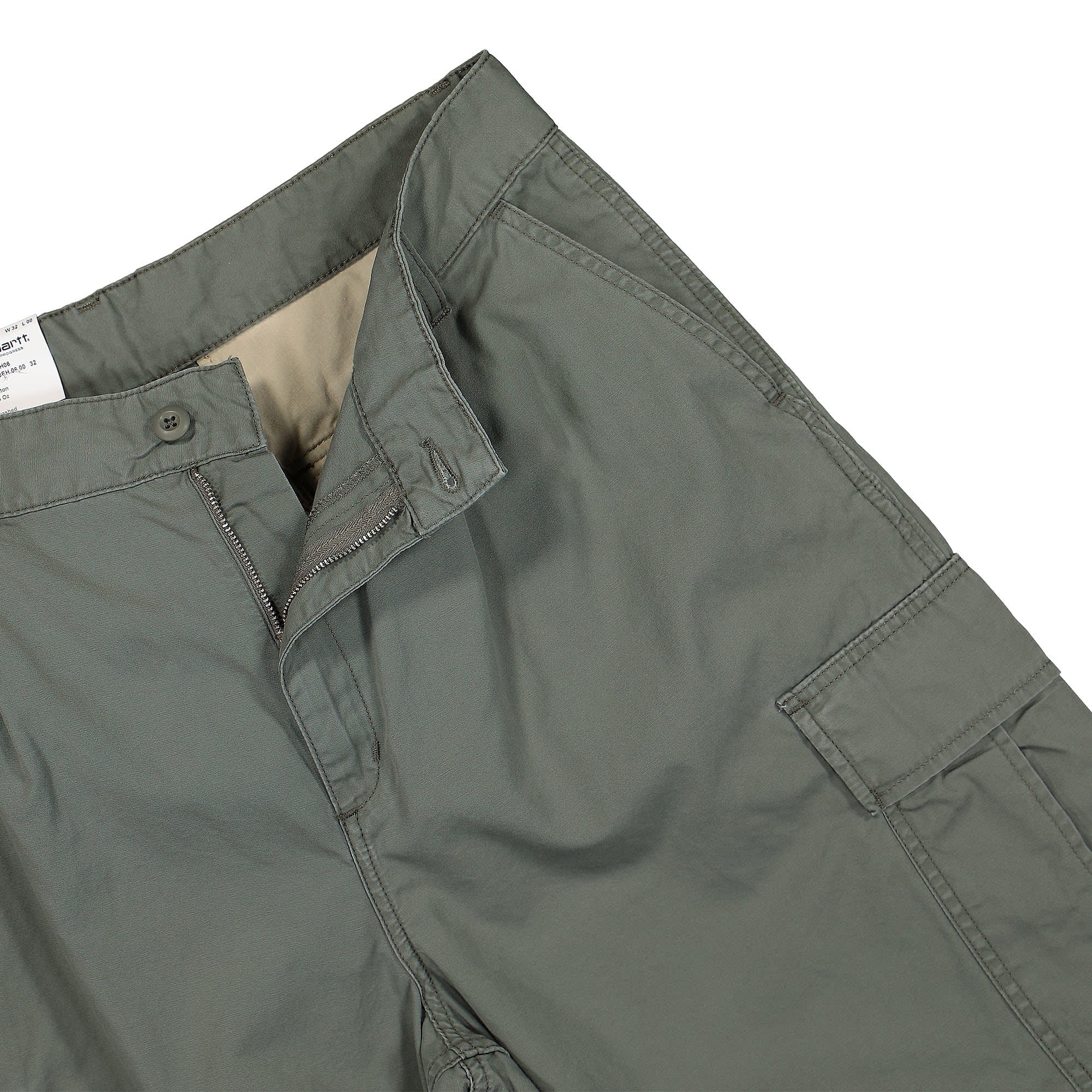Carhartt WIP Cole Cargo Pant Thyme Stone Cargo Pants Detailfoto | Overkill