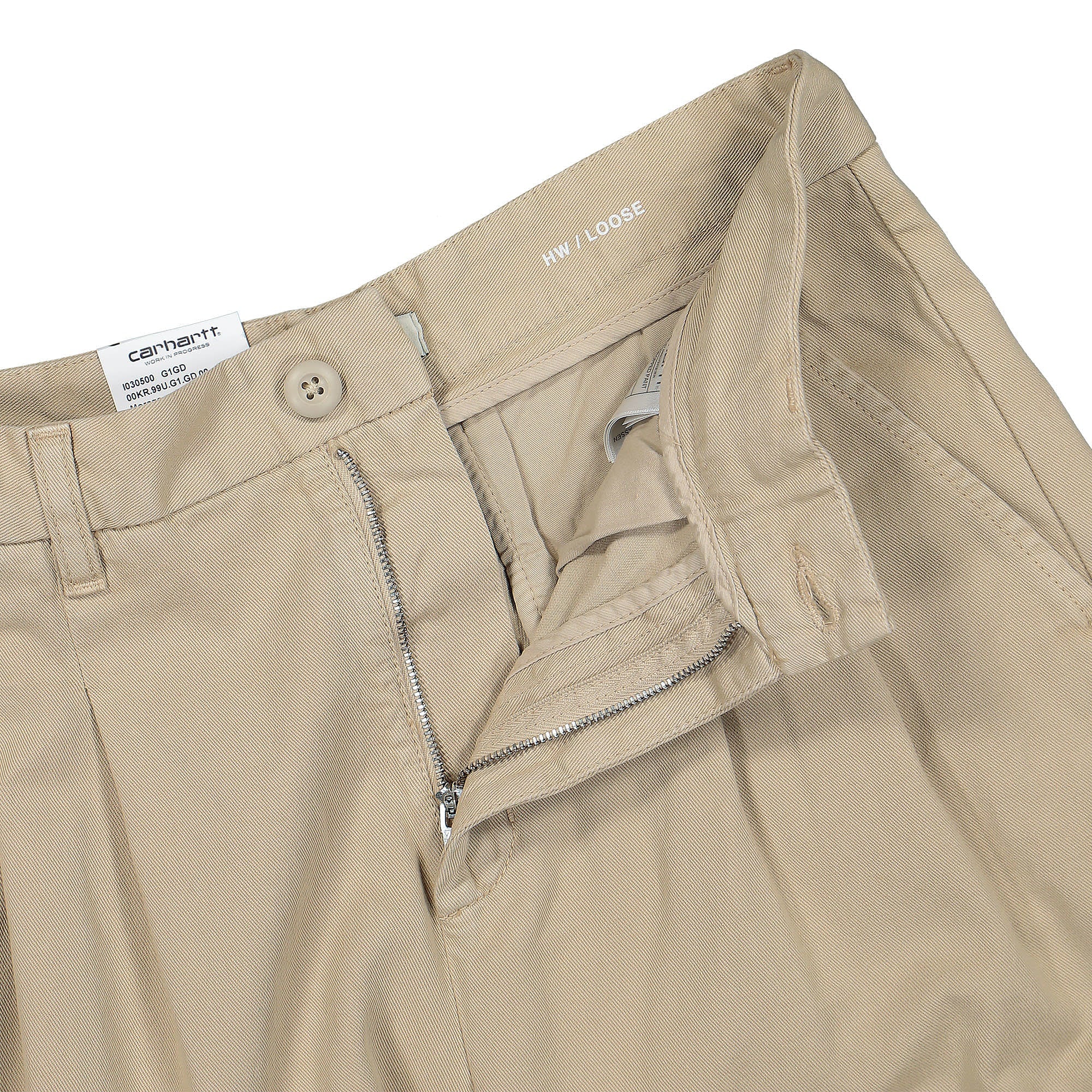 Carhartt WIP W Cara Cropped Pant Wall Casual Pants Detailfoto | Overkill