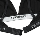 Carhartt WIP W Script Triangle Bra Black Underwear Close-up | Overkill