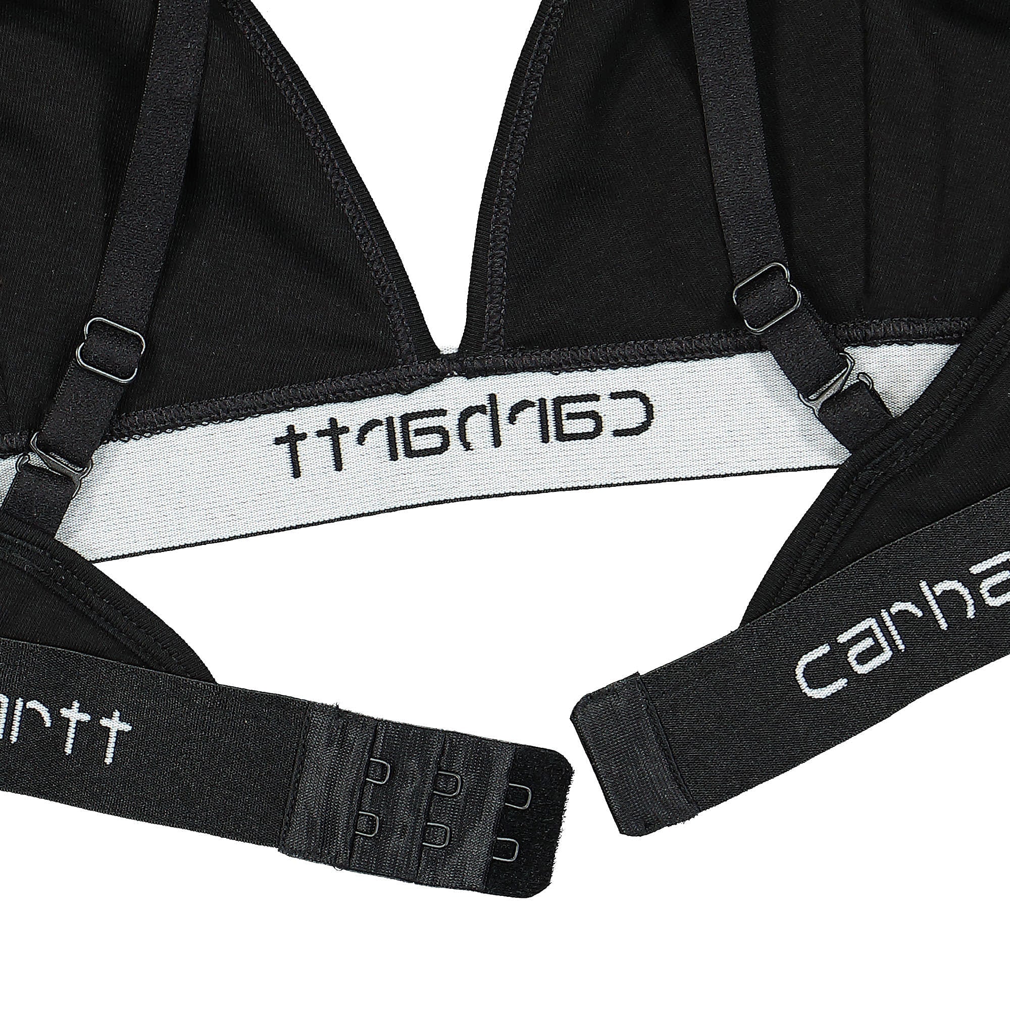 Carhartt WIP W Script Triangle Bra Black Underwear Close-up | Overkill