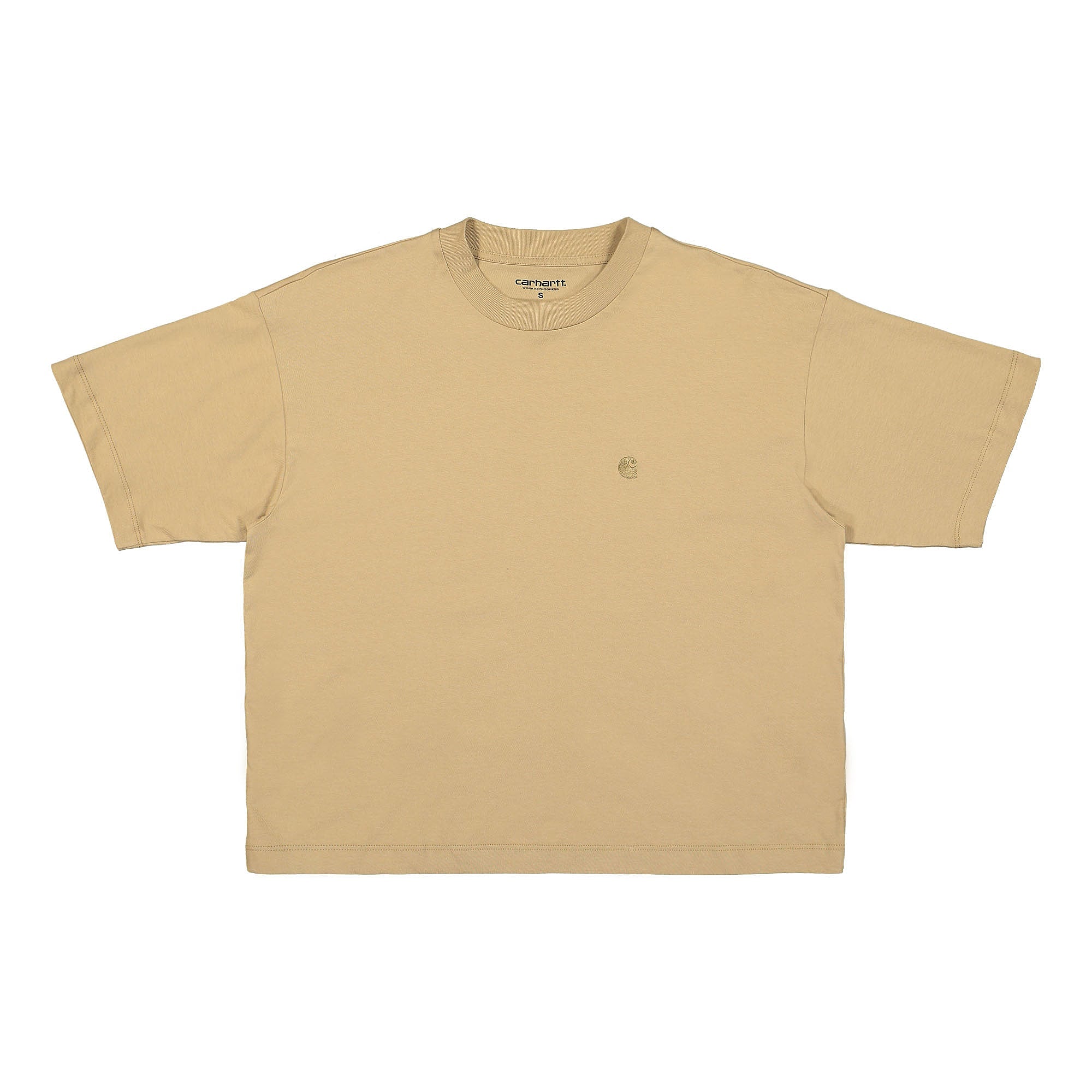 Carhartt WIP W S/S Chester T-Shirt Dusty H Brown T-Shirts I030656.07E.XX.03 | Overkill