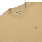 Carhartt WIP W S/S Chester T-Shirt Dusty H Brown T-Shirts Close-up | Overkill