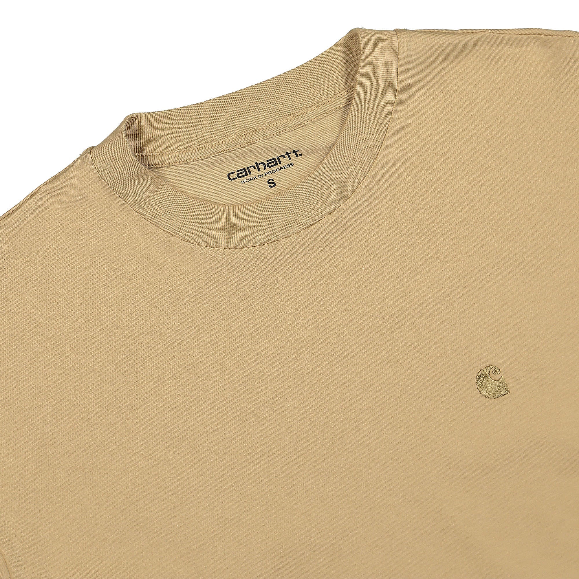 Carhartt WIP W S/S Chester T-Shirt Dusty H Brown T-Shirts Close-up | Overkill