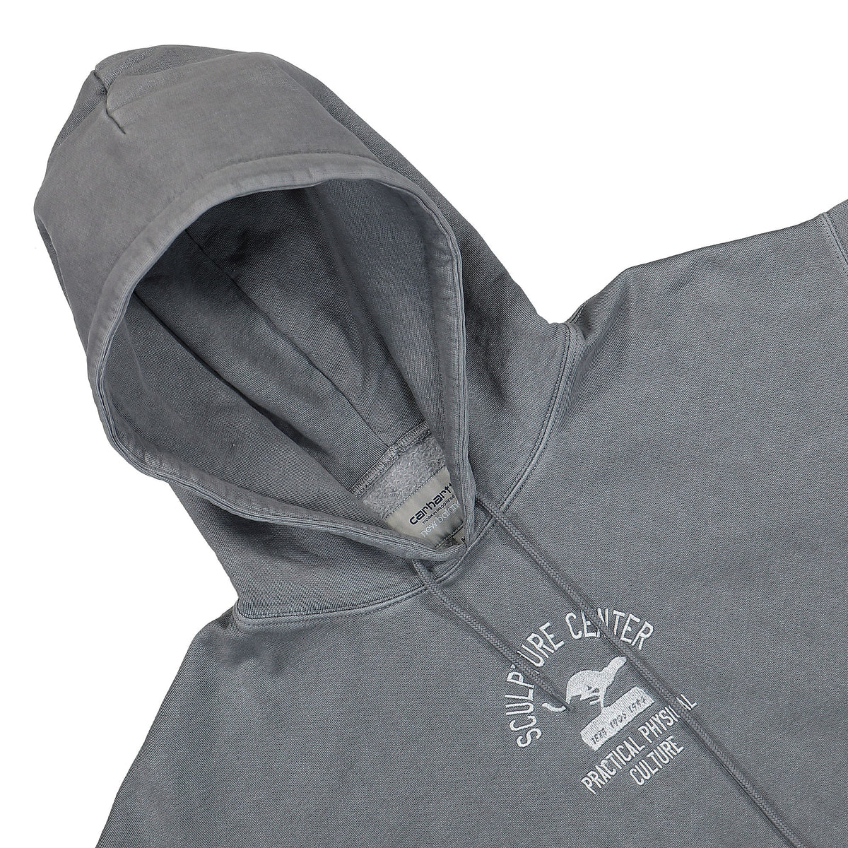 Carhartt WIP New Balance x Carhartt WIP Hooded Sweatshirt Shiver / Wax Garment Dyed Hoodies Close-up | Overkill
