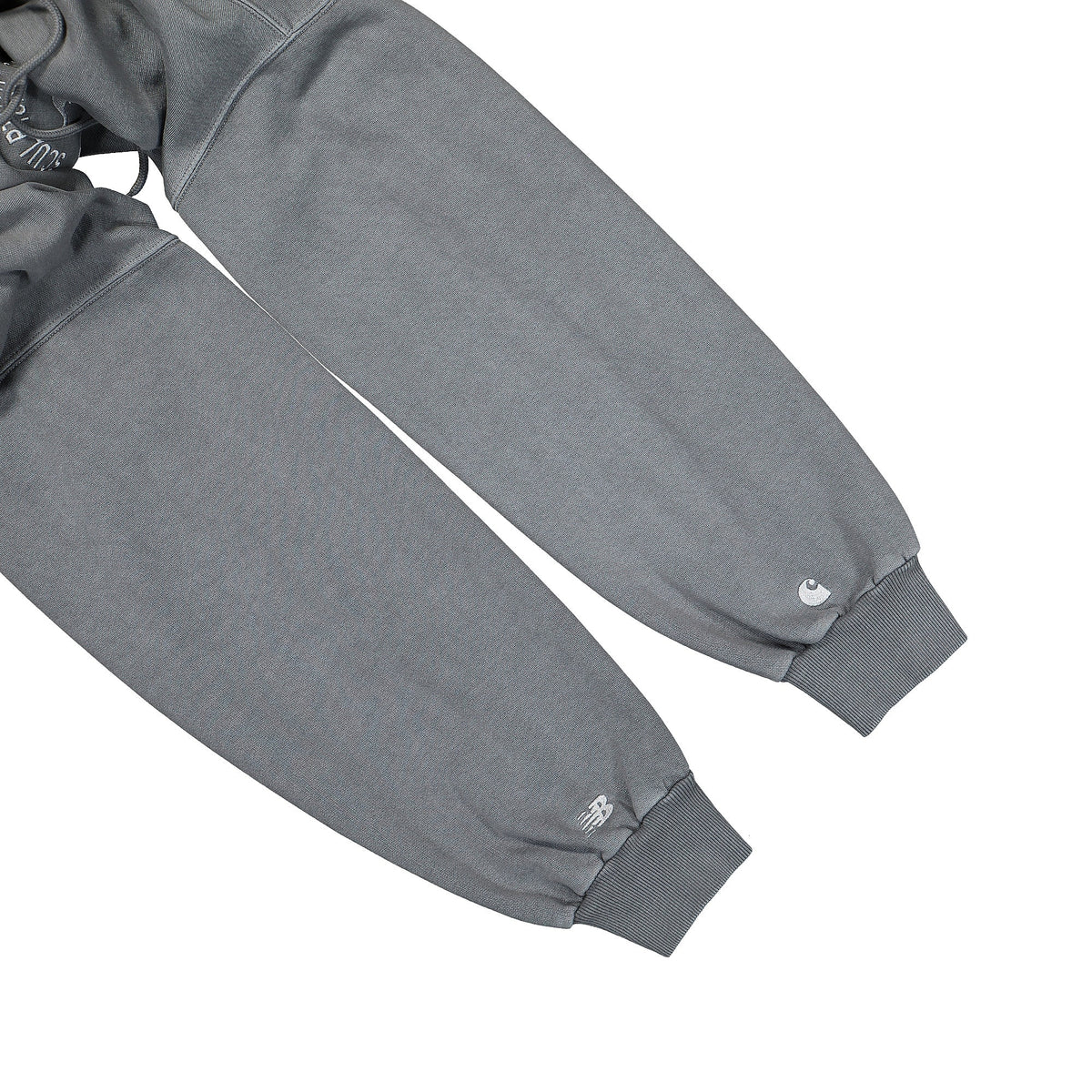 Carhartt WIP New Balance x Carhartt WIP Hooded Sweatshirt Shiver / Wax Garment Dyed Hoodies Detail view 1 | Overkill