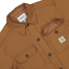 Carhartt WIP Wiston Shirt Jac Hamilton Brown Shirts Detailfoto | Overkill