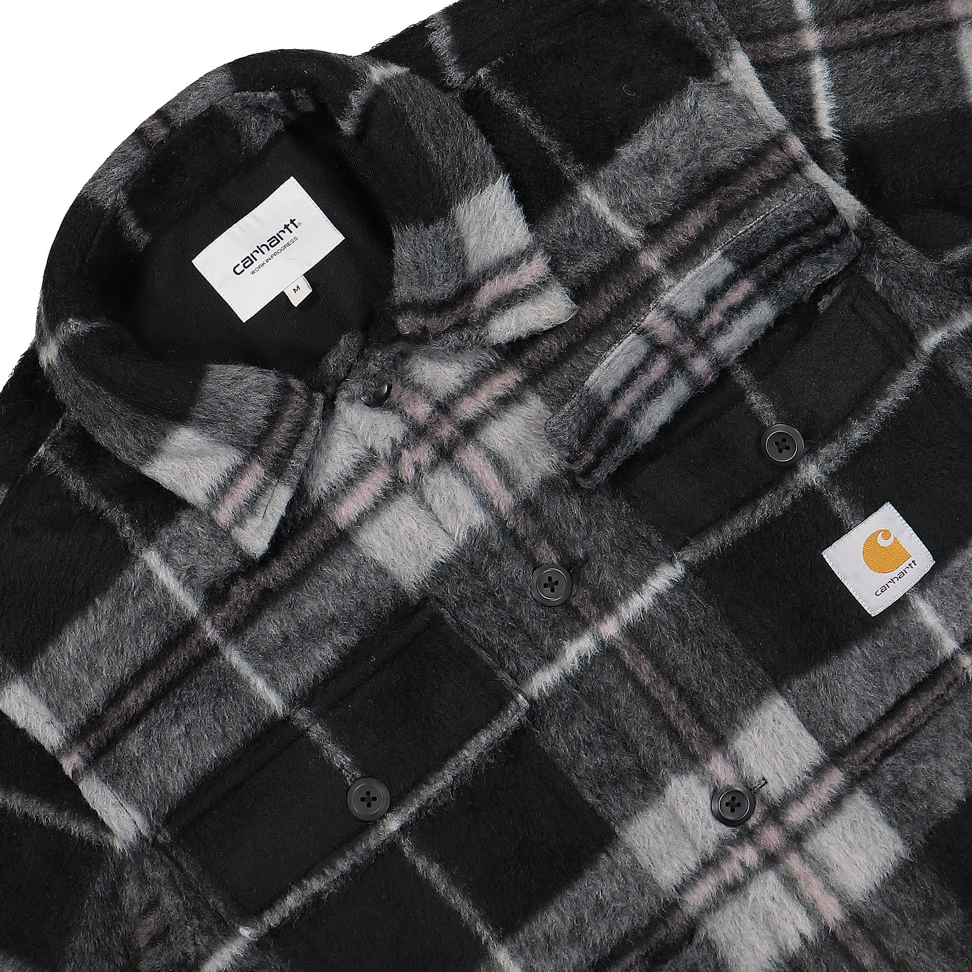Carhartt WIP Manning Shirt Jac Black / Marengo Shirts Close-up | Overkill