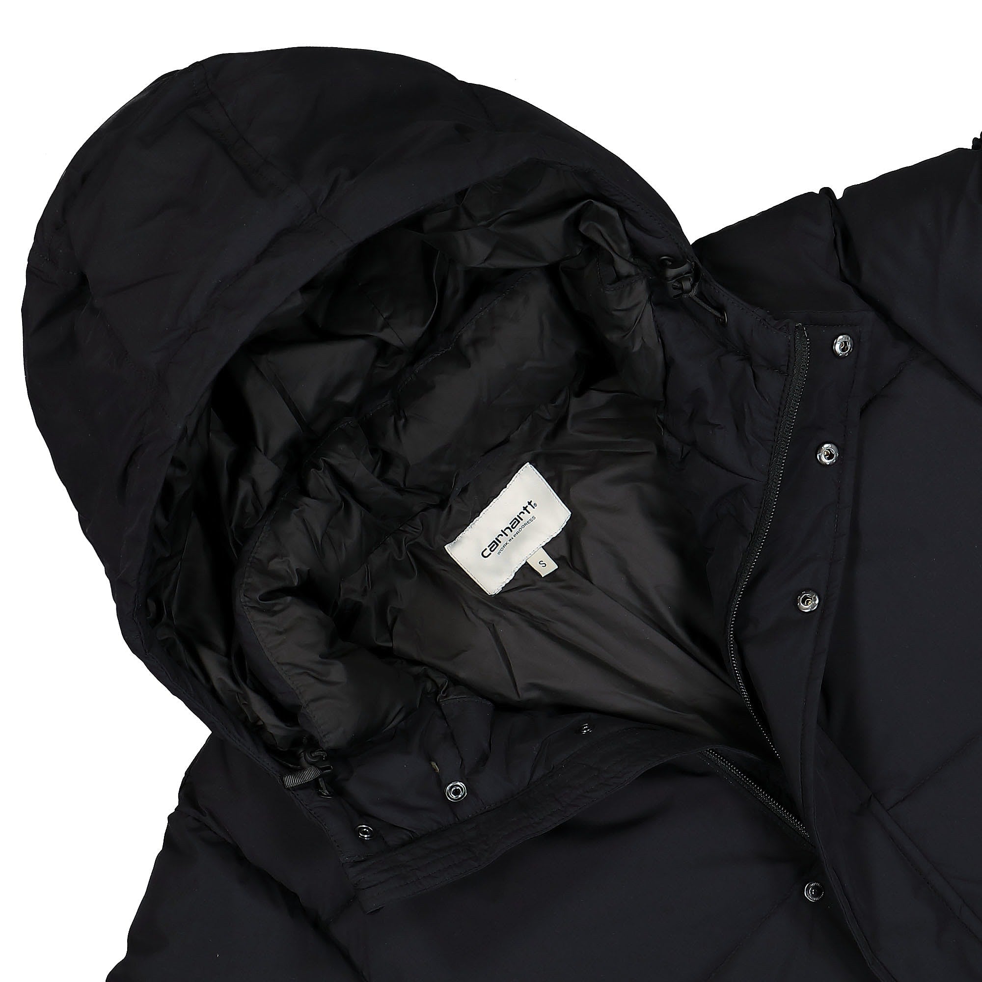Carhartt WIP W Erie Coat Black Coats Close-up | Overkill