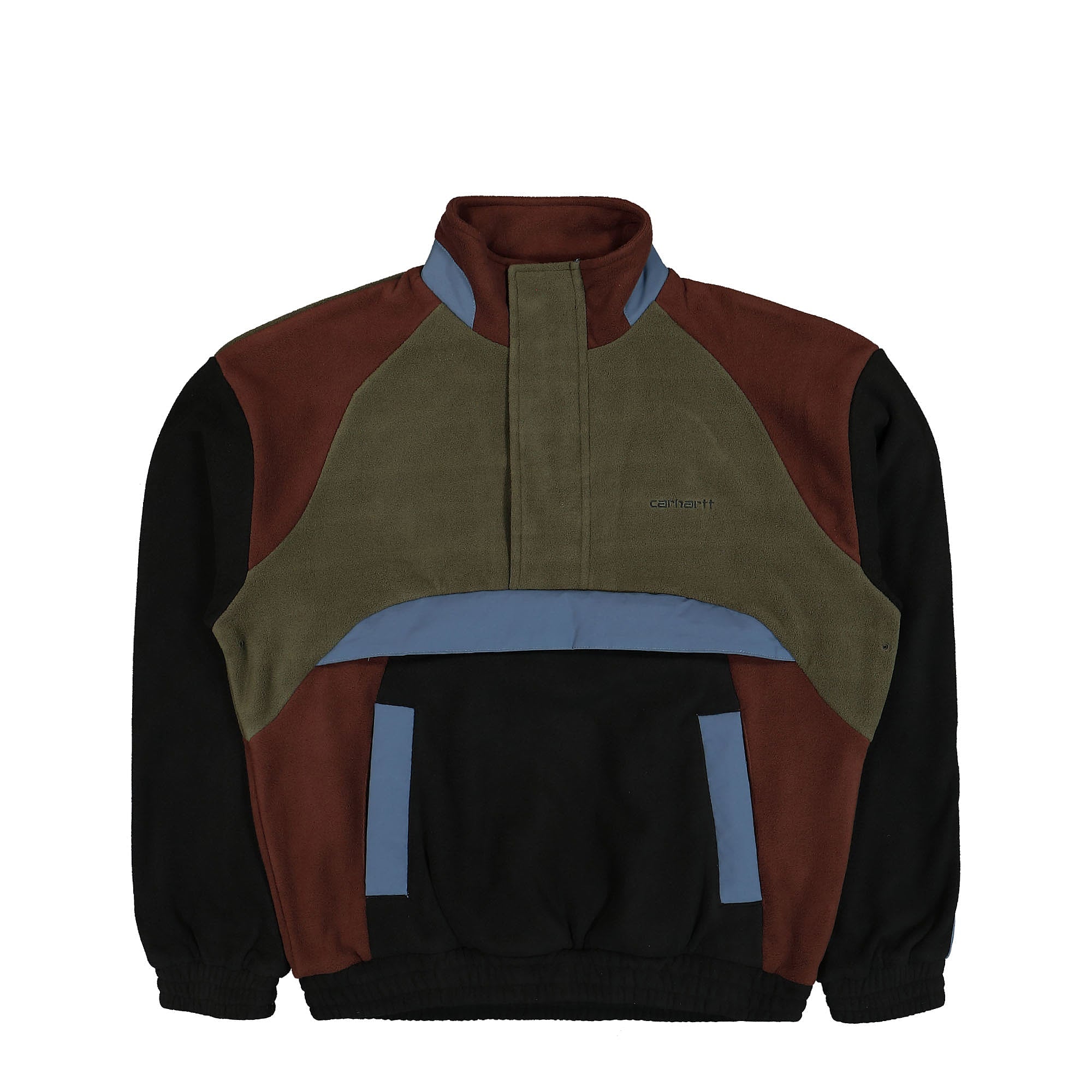 Carhartt WIP Brody Sweat Pullover I030926.15B.XX.03 Fleece Jackets Black / Cypress / Ale | Overkill