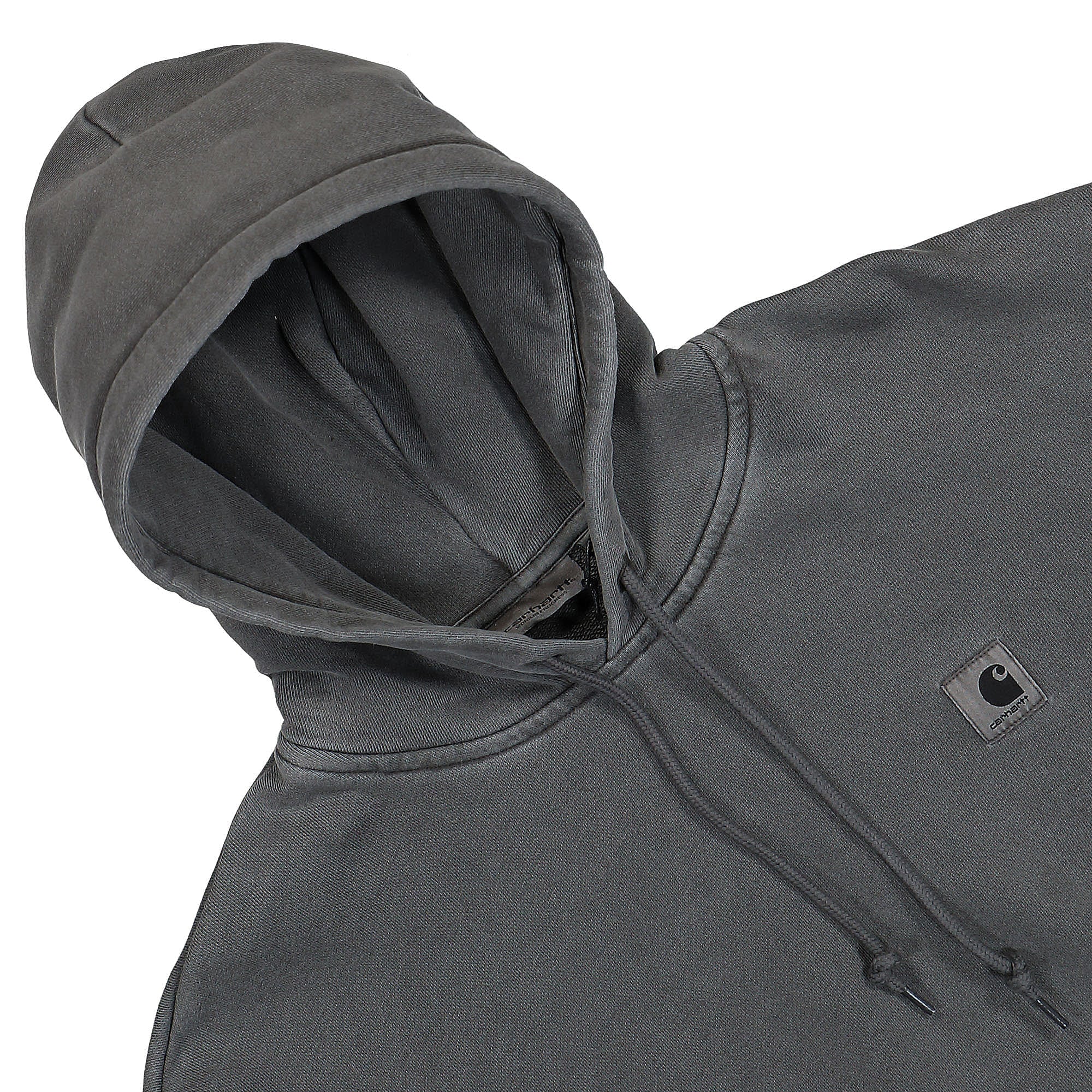 Carhartt WIP W Hooded Nelson Sweatshirt Vulcan Sweatshirts Close-up | Overkill