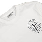 Carhartt WIP L/S Ratios T-Shirt White / Dark Navy Longsleeves Material | Overkill