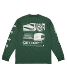 Carhartt WIP L/S Detroit Turbo T-Shirt Juniper Longsleeves Close-up | Overkill