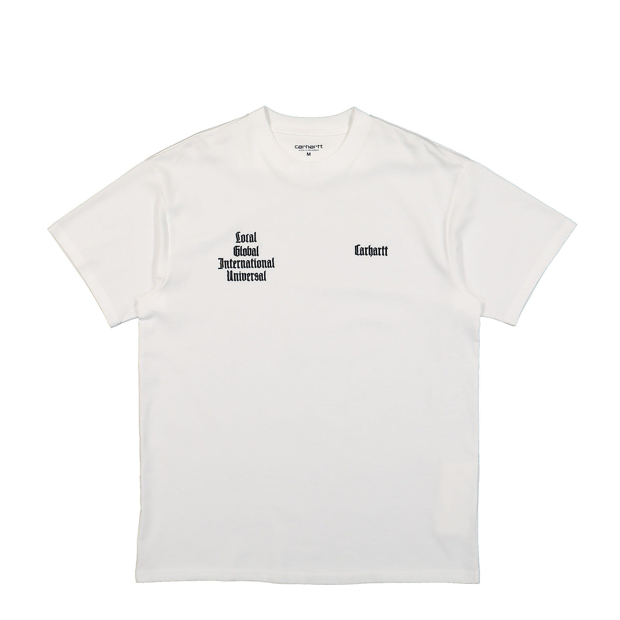 Carhartt WIP S/S Letterman T-Shirt White / Black T-Shirts I031010.00A.XX.03 | Overkill