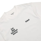 Carhartt WIP S/S Letterman T-Shirt White / Black T-Shirts Close-up | Overkill