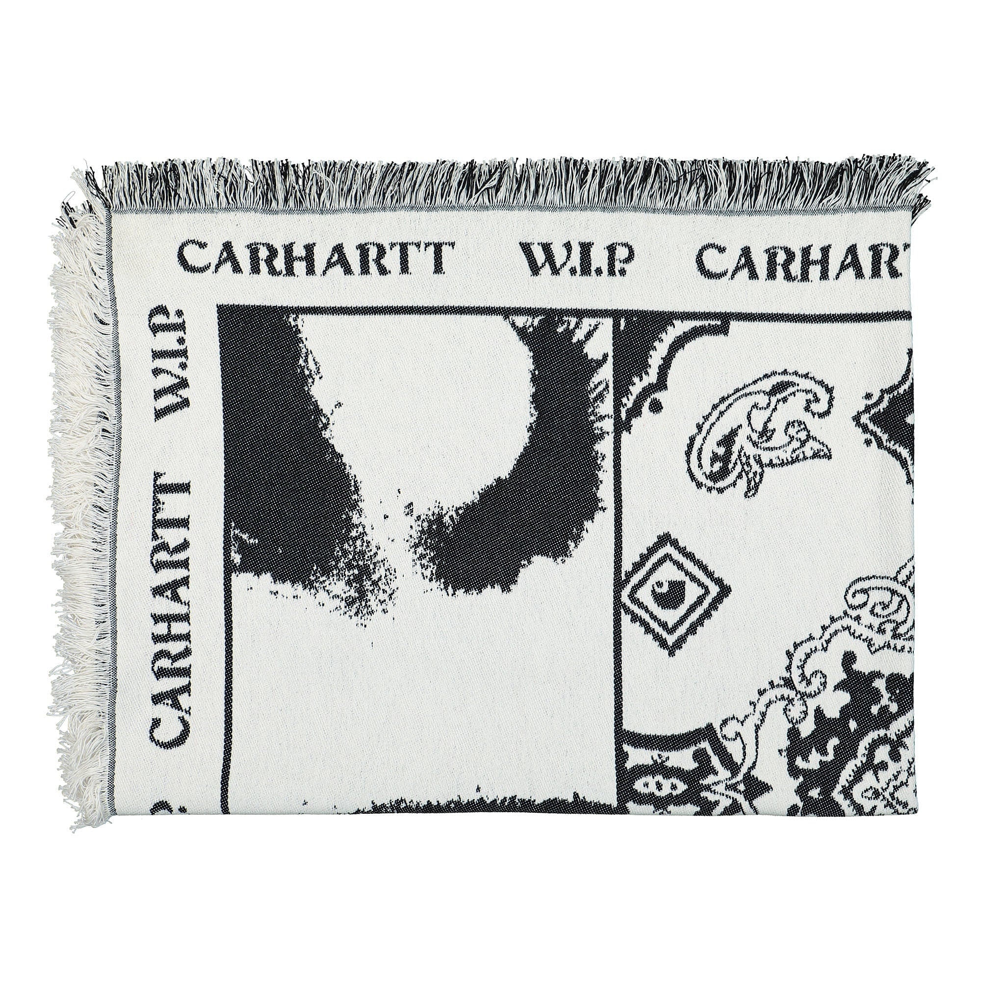 Carhartt WIP Scope Woven Blanket Wax / Black Blankets Close-up | Overkill