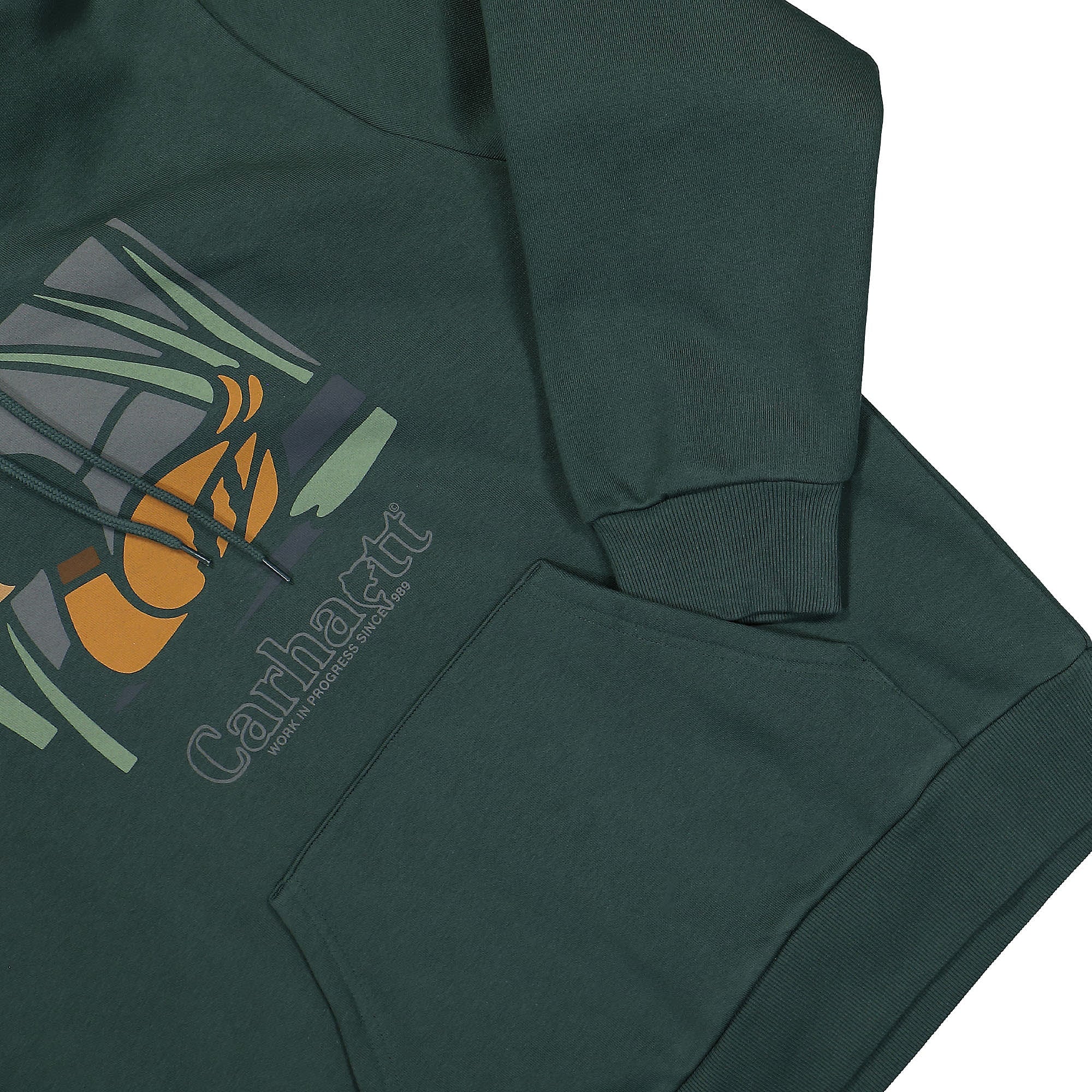 Carhartt WIP Hooded Duck Pond Sweat Juniper Hoodies Detailfoto | Overkill