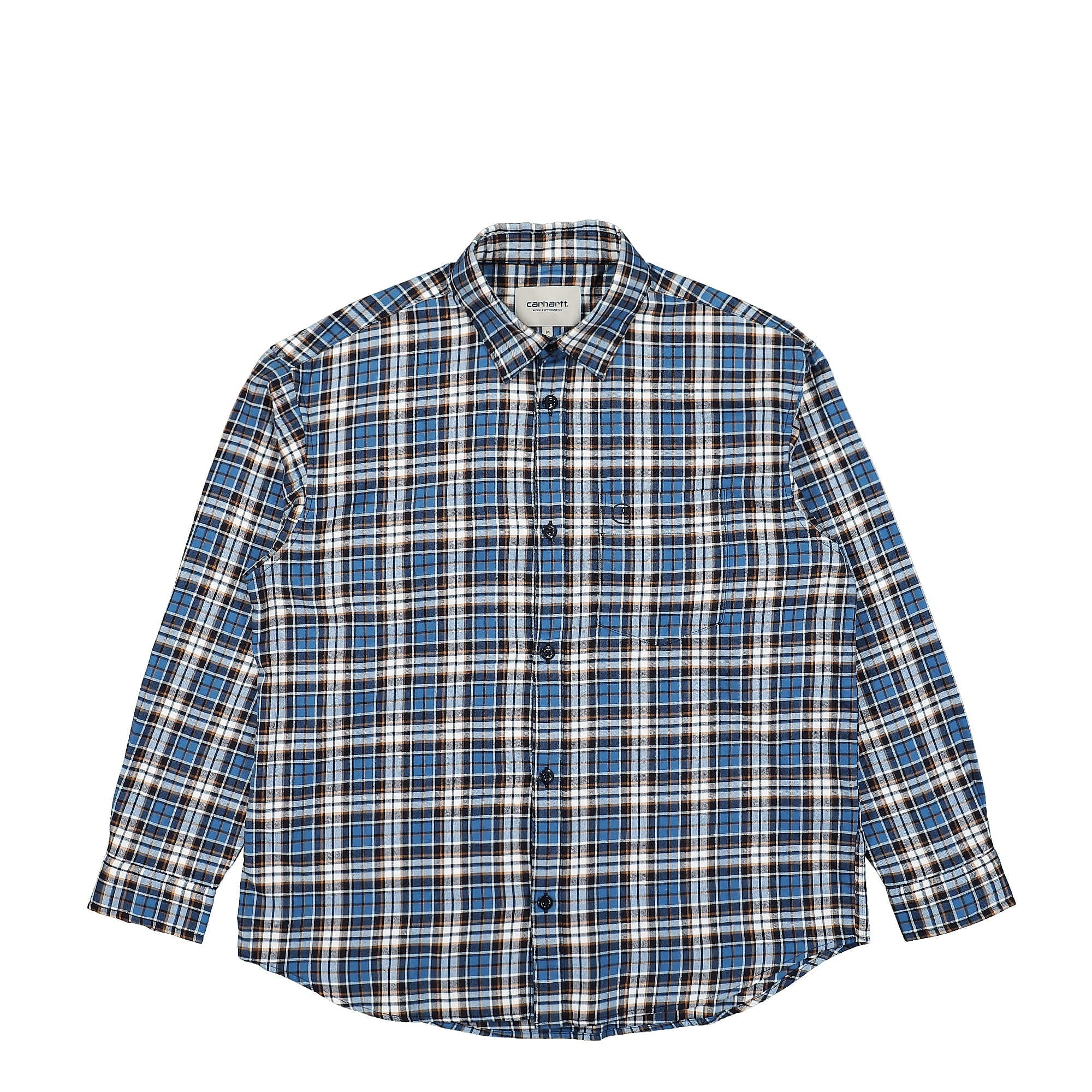 Carhartt WIP L/S Yuma Shirt Yuma Check  Storm Blue Shirts I031362.1EH.XX.03 | Overkill