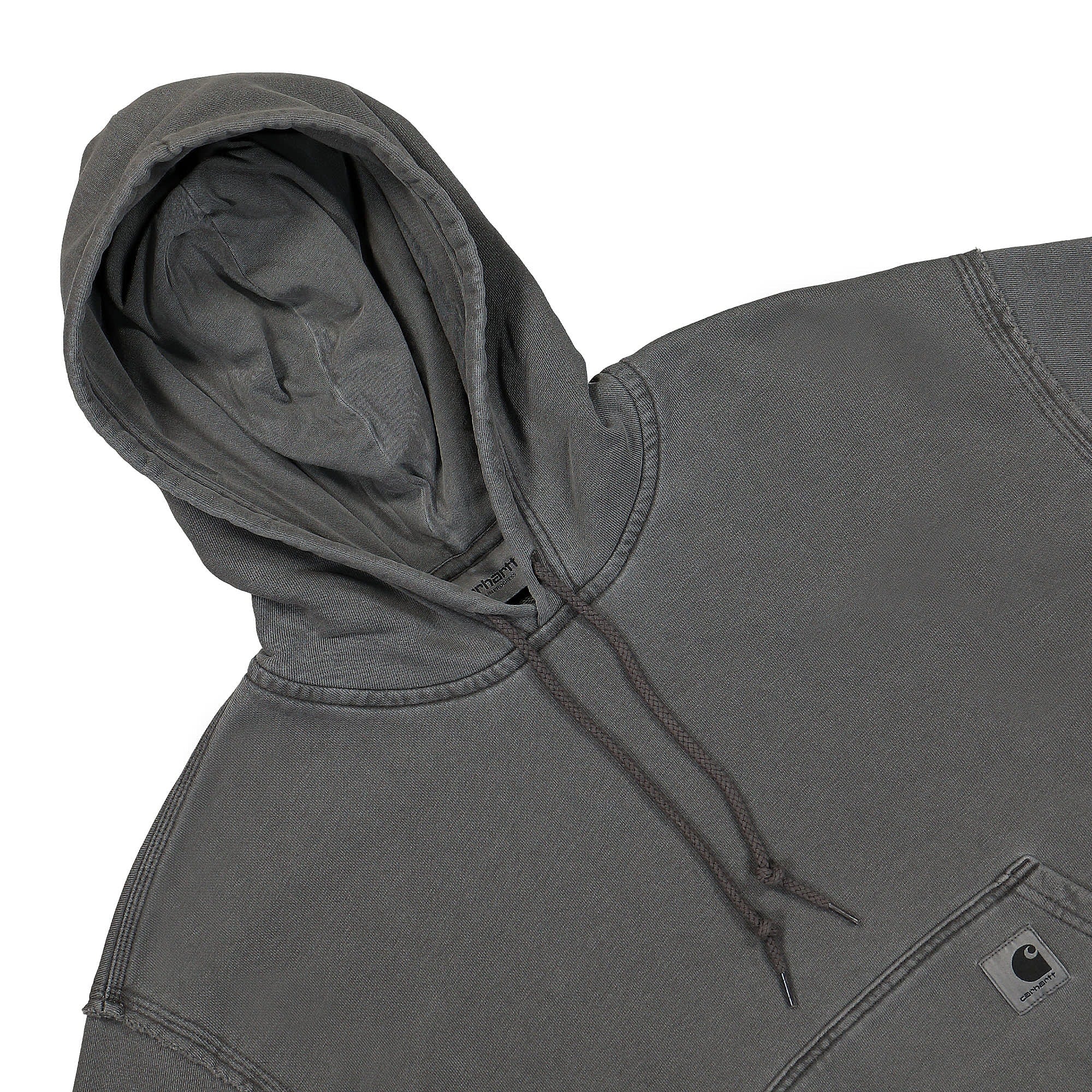 Carhartt WIP W Hooded Tacoma Sweat Black Hoodies Close-up | Overkill