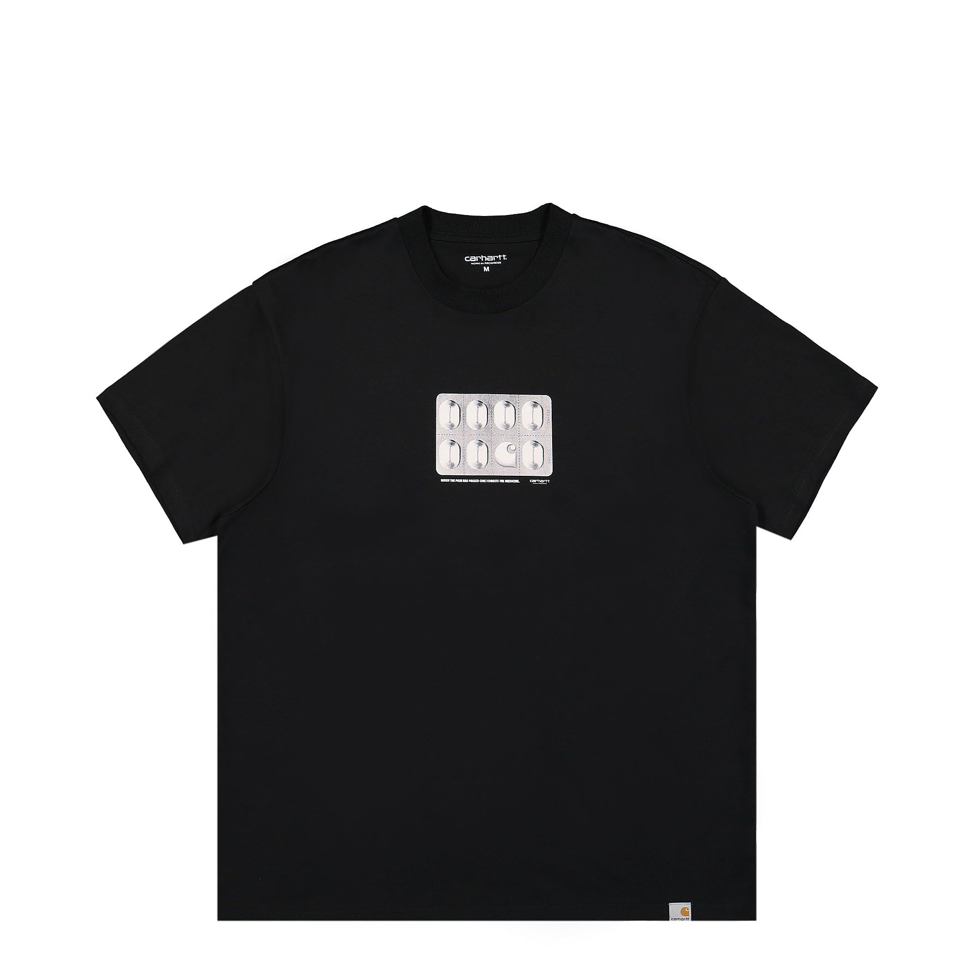Carhartt WIP S/S Pills T-Shirt Black T-Shirts I031424.89.XX.03 | Overkill