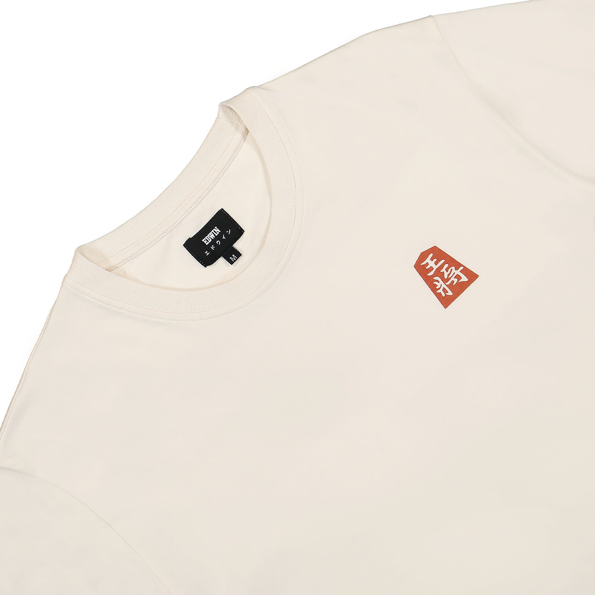 Edwin Shogi TS Single Jersey Whisper White T-Shirts Material | Overkill