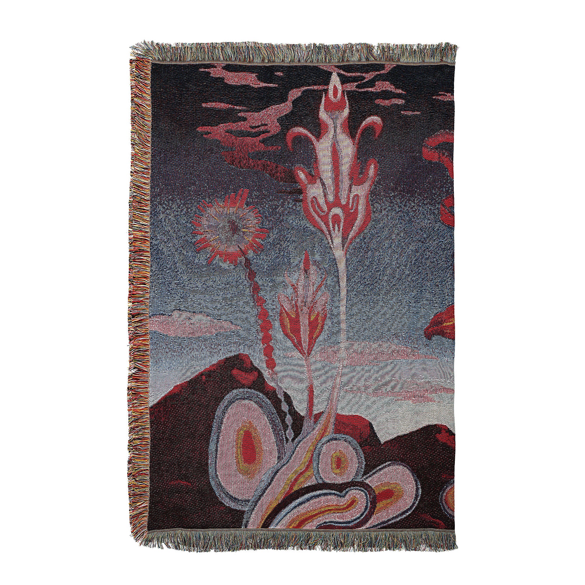 Edwin Blanket Hana No Shita Multicolor Blankets  Material | Overkill