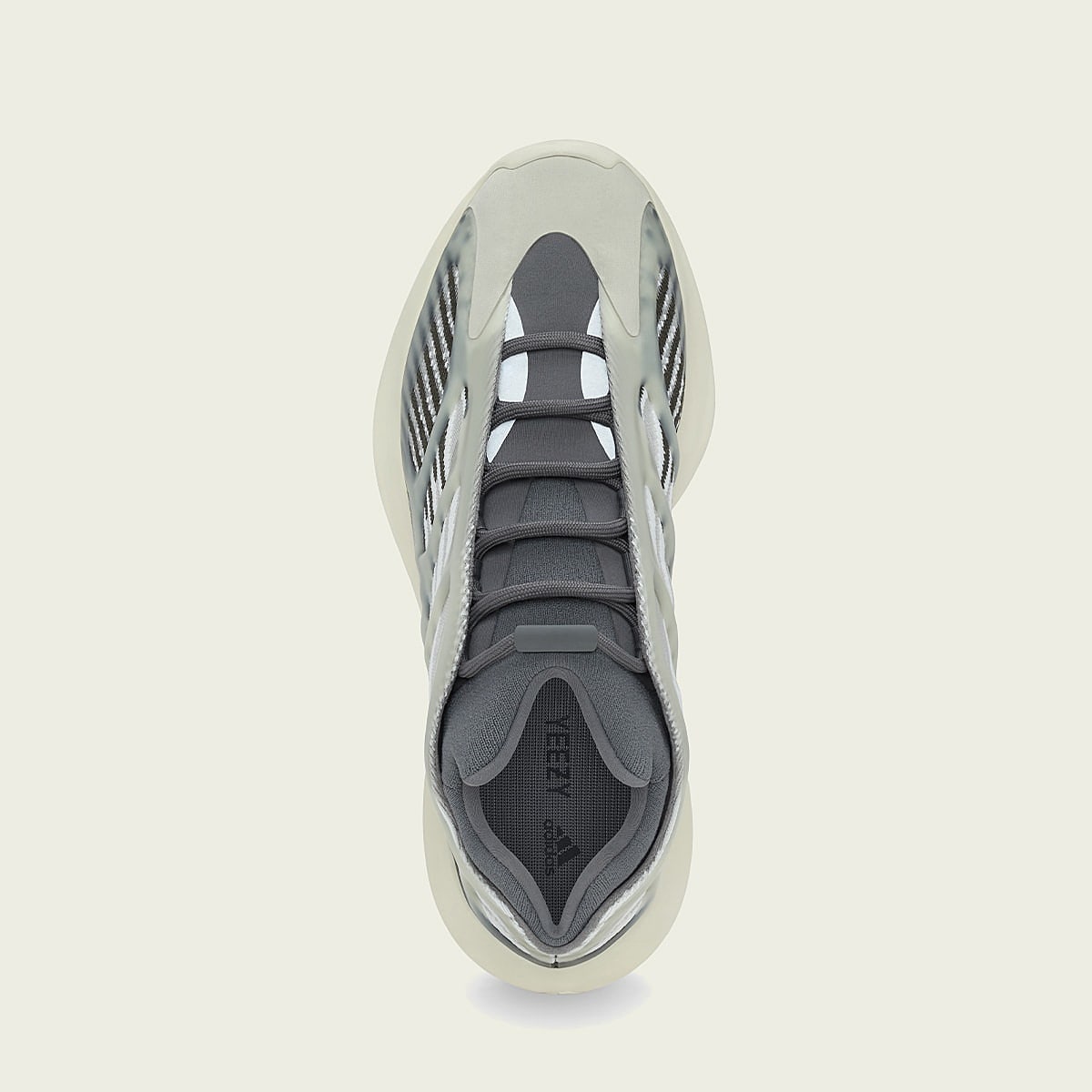 adidas yeezy 700 v3 Fade Salt / Fade Salt / Fade Salt Sneakers  Close Up | Overkill
