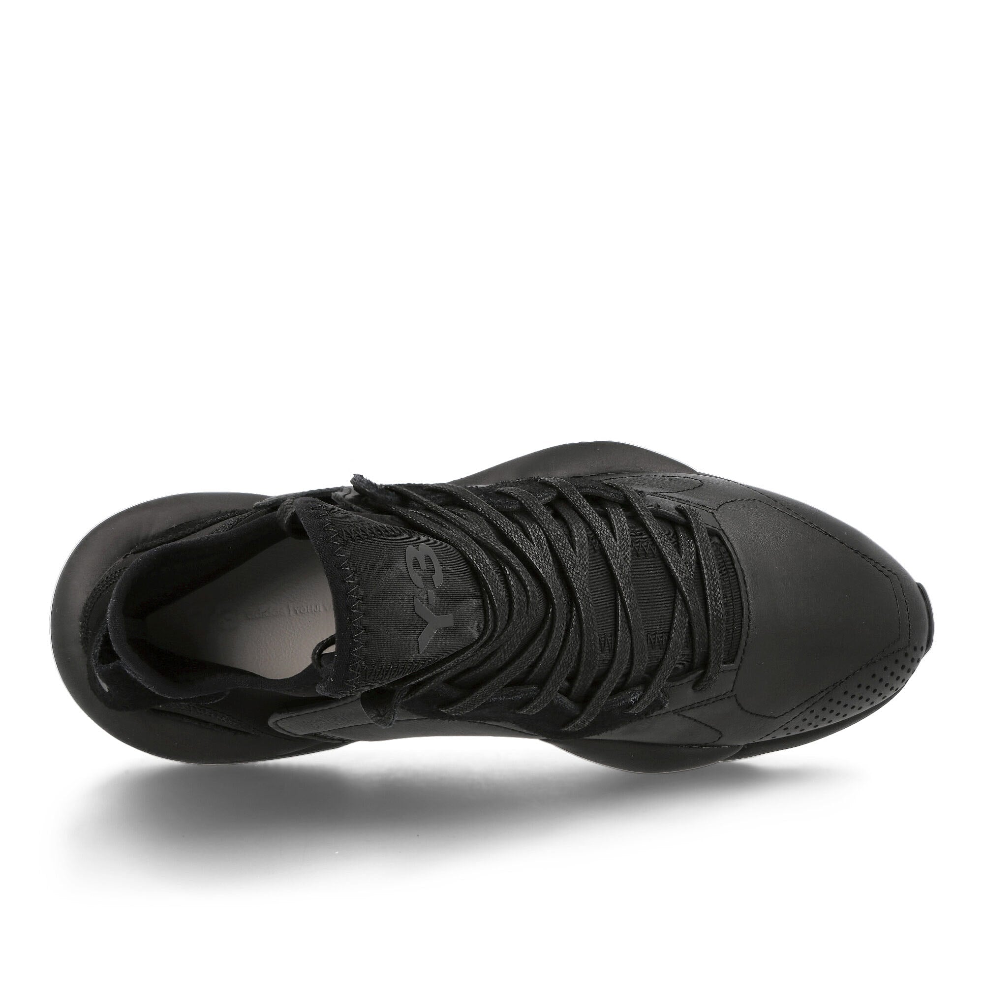 Y-3 Kaiwa Core Black / Core Black / Core Black Sneakers  Detailfoto | Overkill