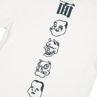 Edwin Hokusai Noh Masks TS Single Jersey White T-Shirts Detailfoto | Overkill