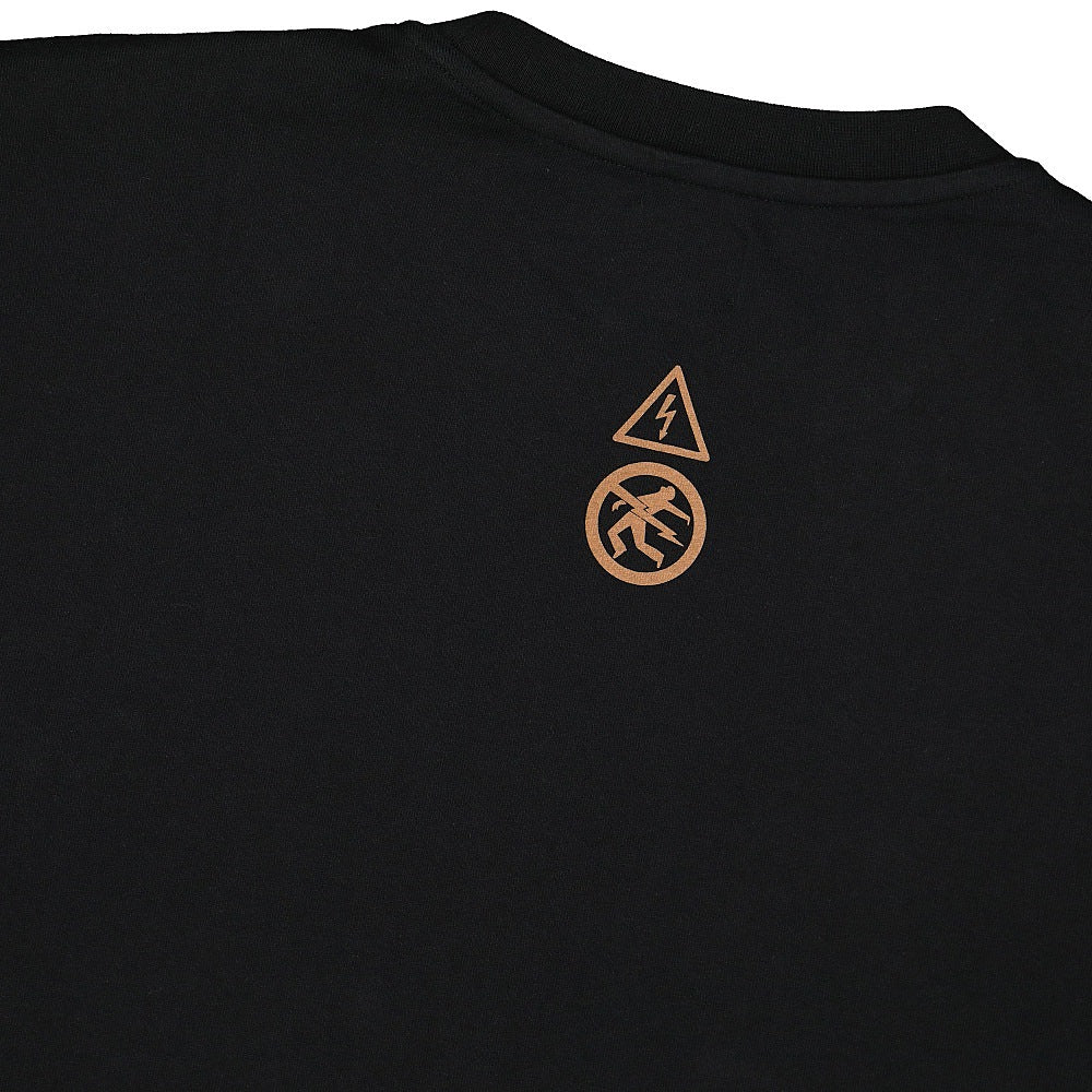 Edwin Warning TS Single Jersey Black T-Shirts Detailfoto | Overkill