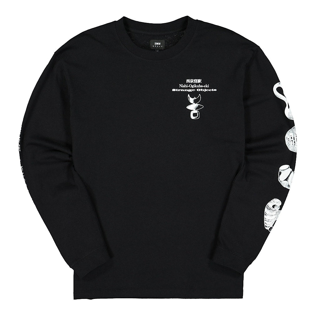 Edwin Strange Objects TS LS Single Jersey Black Longsleeves I028583.89.67.03 | Overkill