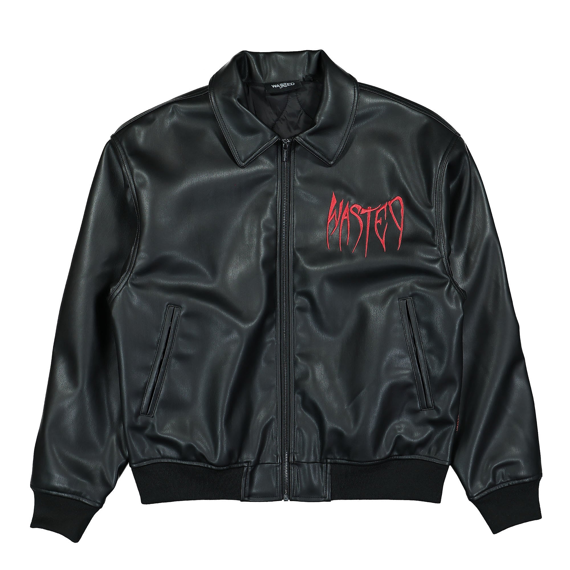 Wasted Paris Witch Faux Leather Jacket Black Jackets WPWFLJ | Overkill