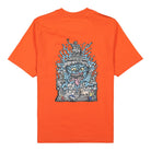 Wasted Paris Repu Monster Tee Orange T-Shirts Close-up | Overkill