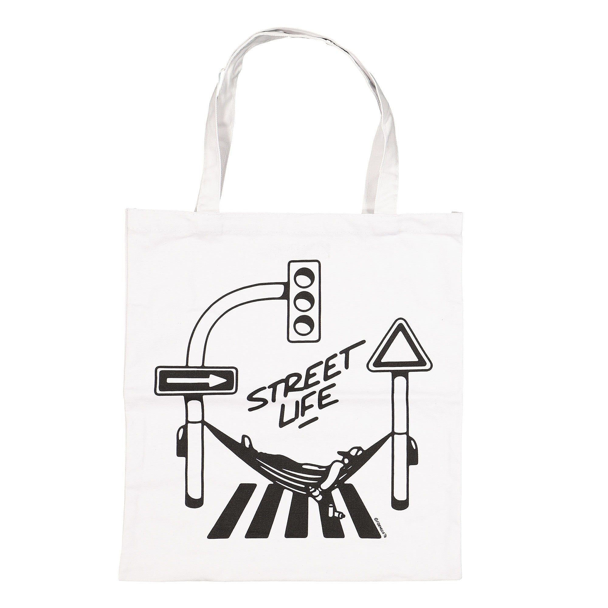 Montana Cotton Bag Street Life by Form 76 White White Shoulder & Cross Body Bags  | Overkill