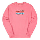 Know Wave wavelenght crewneck Pink Sweatshirts KSP-1951-B | Overkill