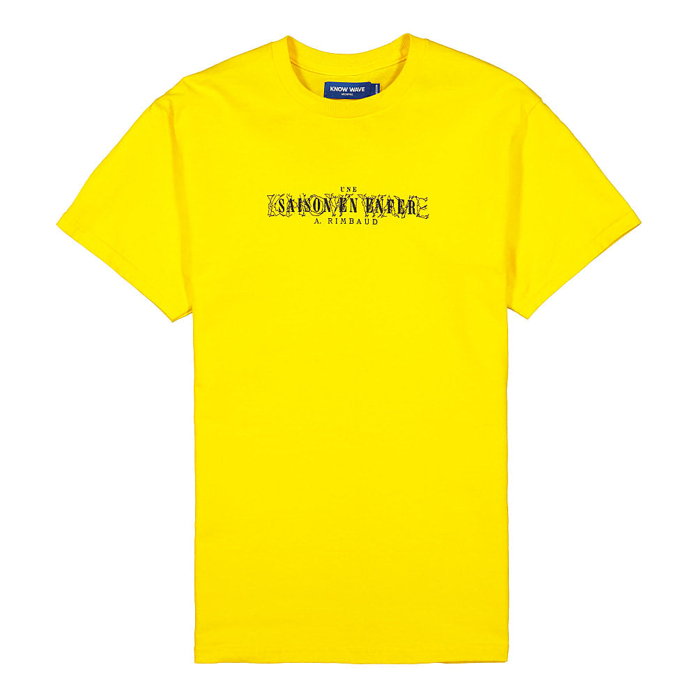 Know Wave rimbaud tee Yellow T-Shirts KFA1983 | Overkill
