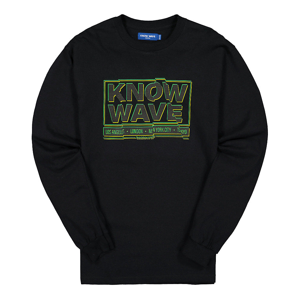 Know Wave chop it longsleeve tee Black Longsleeves KFA1984 | Overkill