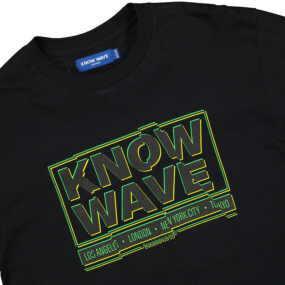 Know Wave chop it longsleeve tee Black Longsleeves Close-up | Overkill
