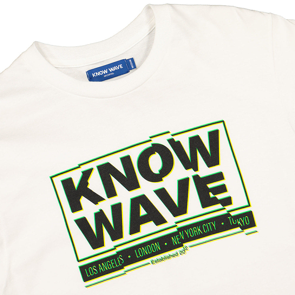 Know Wave chop it longsleeve tee White Longsleeves Close-up | Overkill